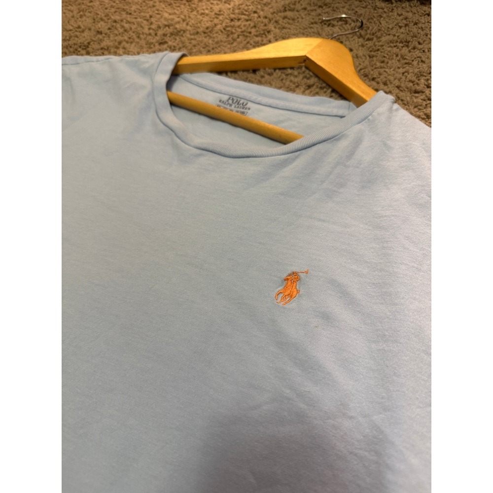 Polo Ralph Lauren Mens T Shirt Light Blue Classic Fit XXLarge EE